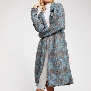 Chesterfield Free People sweater coat size xs